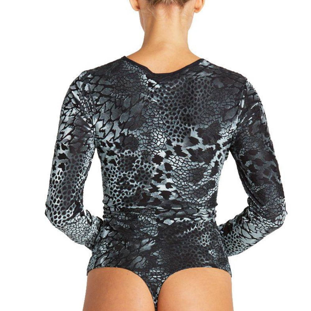 COSABELLA SPOTLIGHT BODYSUIT Animal print Graphite - Picture 4 of 8